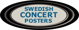 SWEDISH CONCERT POSTERS